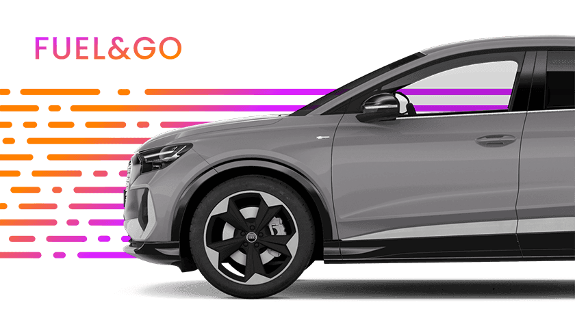 Decorative Audi vehicle